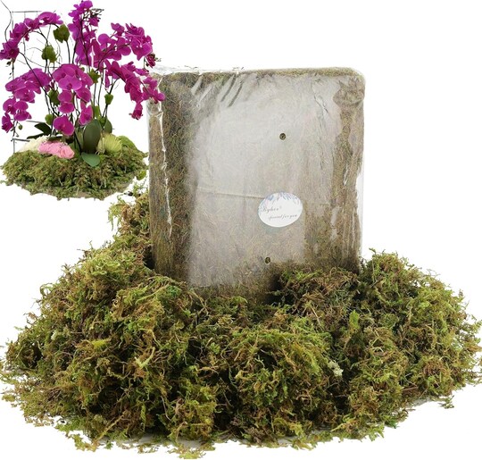 Fake Moss for Potted Plants Indoor, Artificial Moss for DIY Crafts, Faux Decroative Moss for Fake Plants Home & Garden Wedding Decor